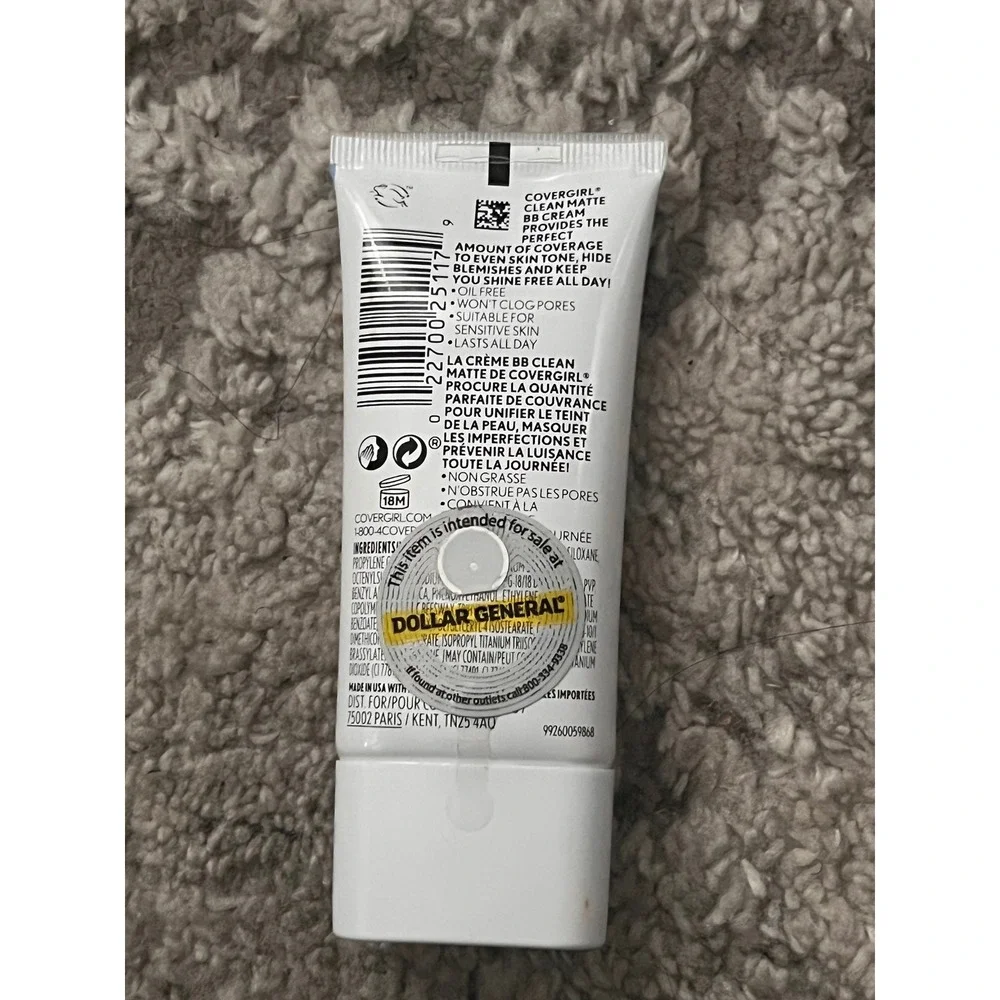 Covergirl‎ Clean Matte BB Cream 510 Fair For Oily Skin 1 fl oz Oil Free Makeup